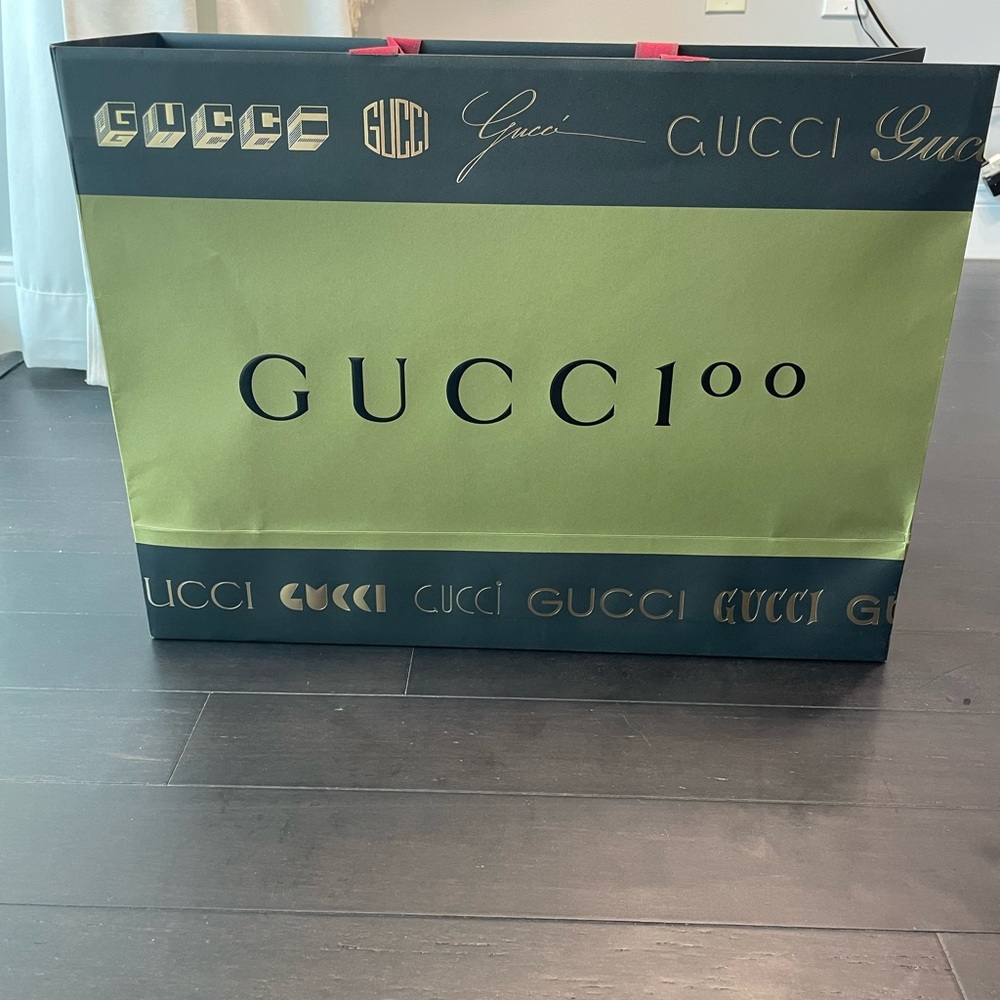Authentic Gucci Special Edition 100th Anniversary Shopping Bag Collectors Item